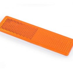 REFLECTOR STICK ON- AMBER 85MM X 22MM