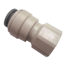 JG FEMALE PLASTIC CONNECTOR FOR 12MM X 3/8 FBSP