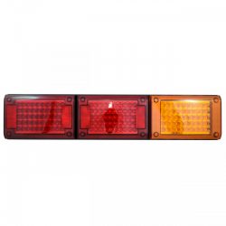 LED JUMBO TRIPLE RED/RED/AMBER  10-30V