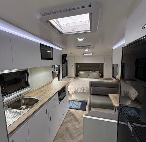 2026 Essential Caravans 20′ A-Class 200M Cafe full