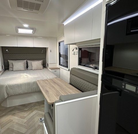 2026 Essential Caravans A-Class Family 20’6″ Design 206M- 2 Bunks full