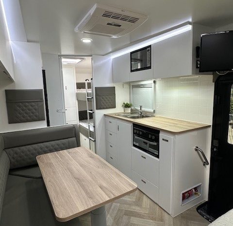 2026 Essential Caravans A-Class Family 20’6″ Design 206M- 2 Bunks full