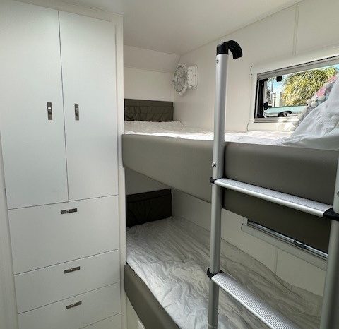 2026 Essential Caravans A-Class Family 20’6″ Design 206M- 2 Bunks full