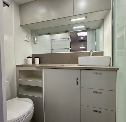 2026 Essential Caravans A-Class 19’6″ Design 196RD Cafe- Single Beds full