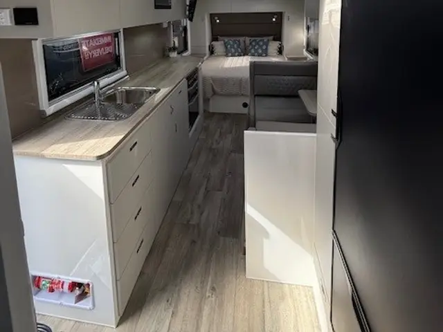 Interior of the Cruiser 216R with skylight