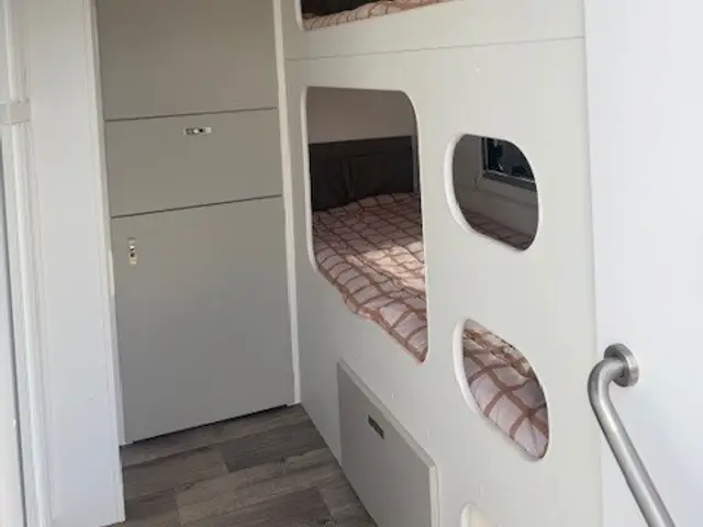 Twin bunks inside the A-Class 226M
